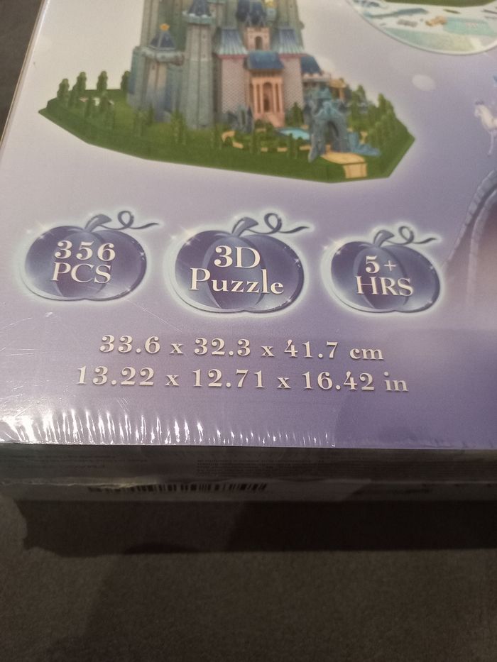 Puzzle 3d cendrillon château disney en 3d 356 pièces - photo numéro 3