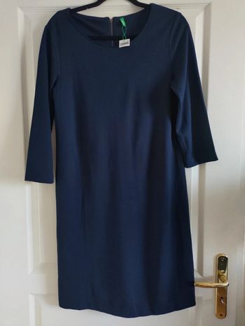 Benetton robe bleu marine M