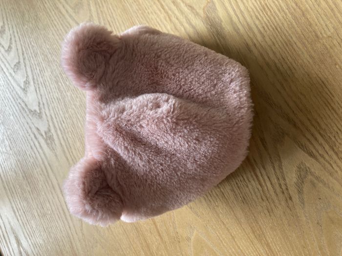 Bonnet en sherpa avec oreilles d'ourson bébé 12/18 mois - photo numéro 3