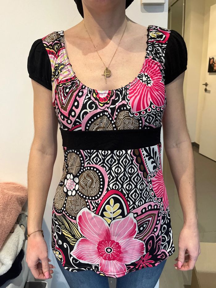 Haut fluide tunique pour l’été taille S