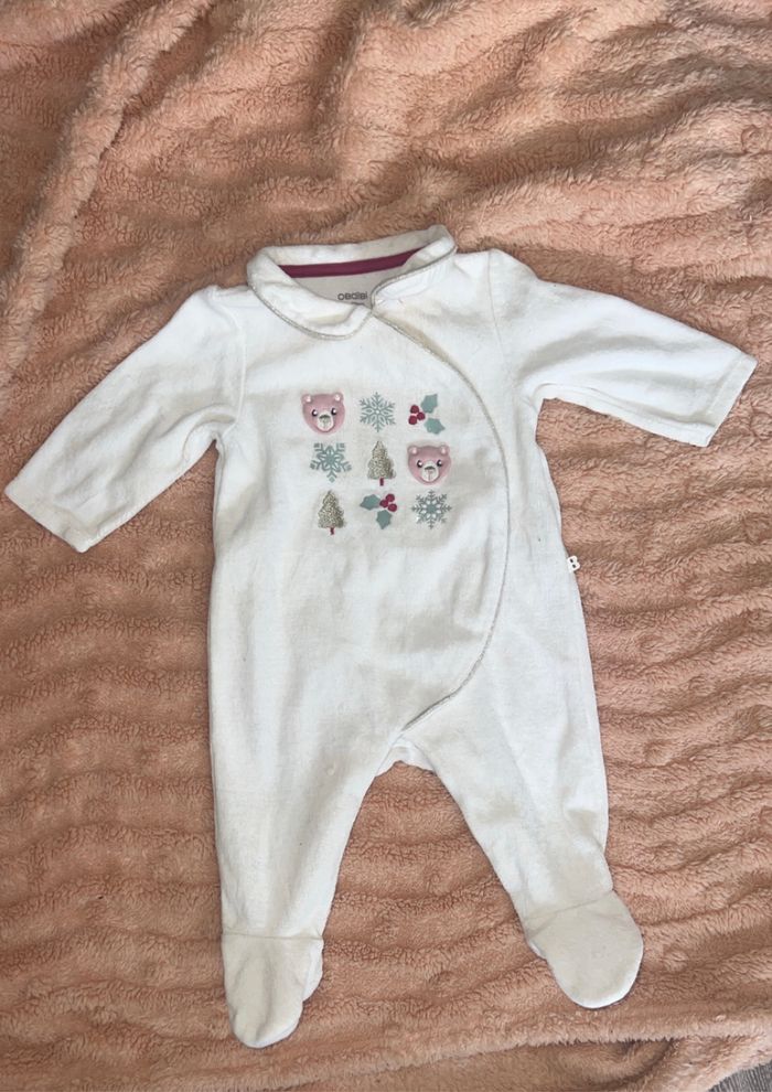 Pyjama blanc 3 mois - photo numéro 3