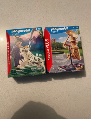 Playmobil Combattant asiatique + Artiste de rue