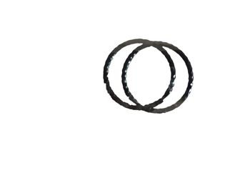 Boucles d'oreilles créoles noir