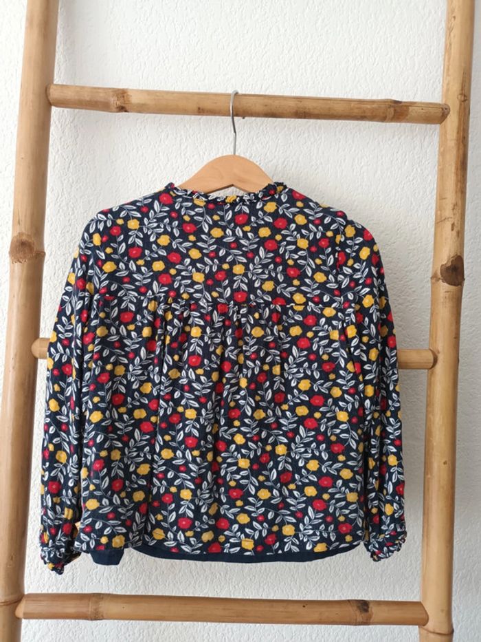 Jolie blouse chemise fleurie Liberty Sergent Major 6 ans - photo numéro 3