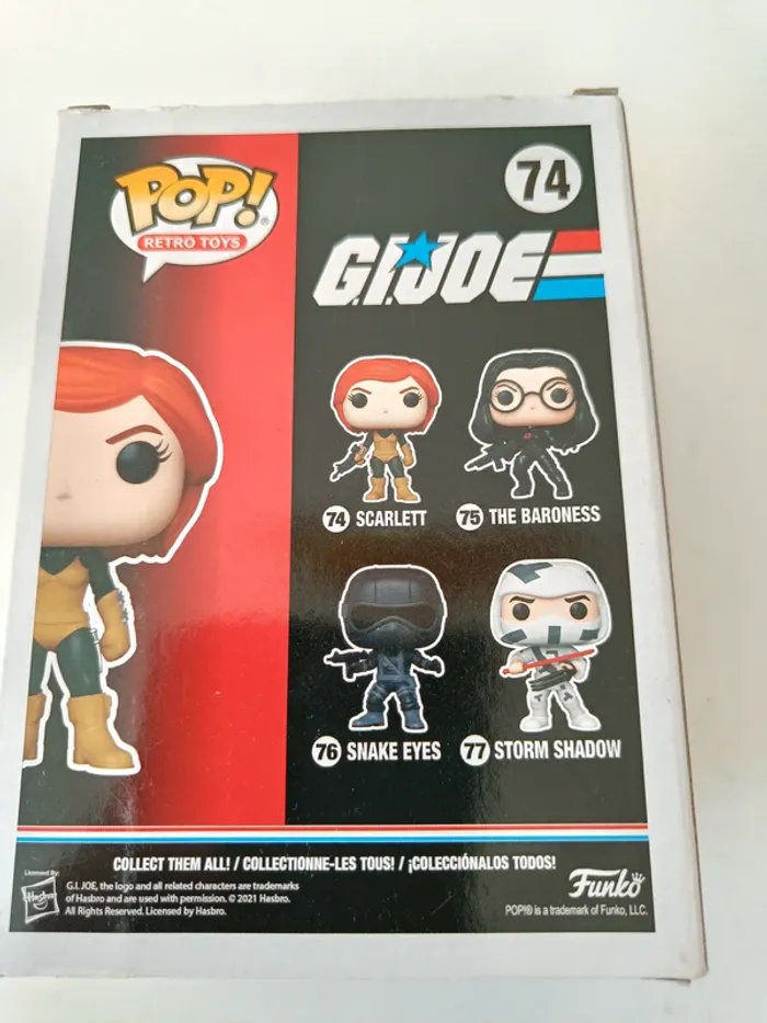Funko Pop  Scarlett / Gi Joe / Retro Toys 74 - photo numéro 3