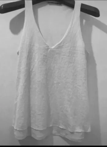 Haut femme MANGO débardeur blanc taille XS