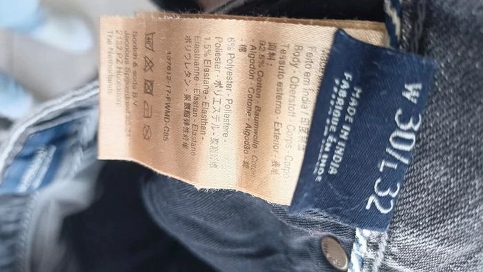 Jean slim Scotch & Soda gris taille W30 | Fr 40 - photo numéro 5