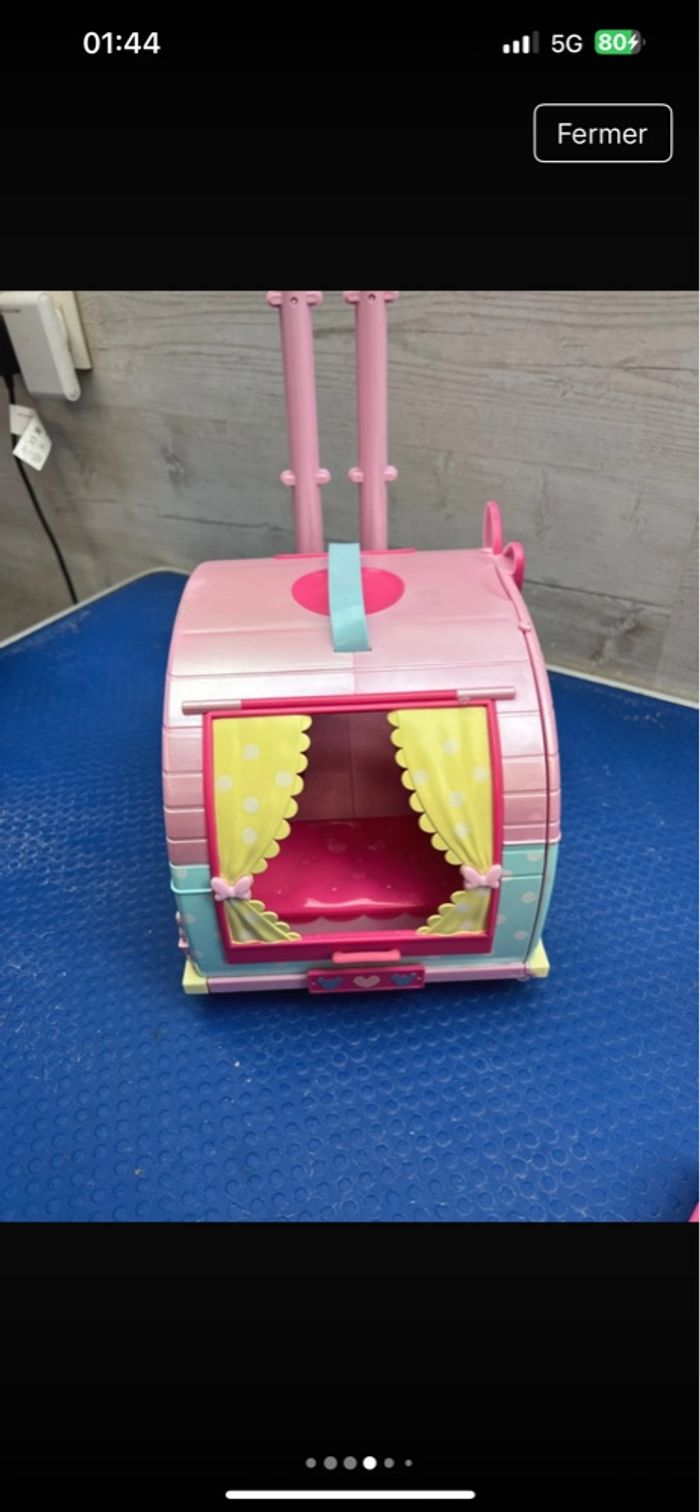 Jouet chariot roulette Minnie Disney chat figaro - photo numéro 3