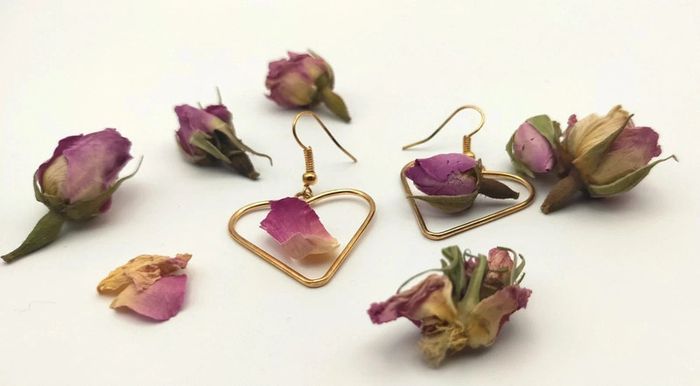 Boucles d'oreilles coeur - photo numéro 2