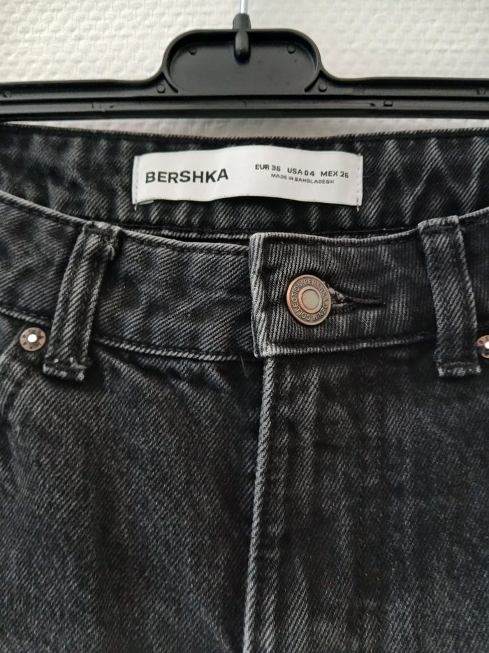 Jean fille Bershka noir S - photo numéro 2