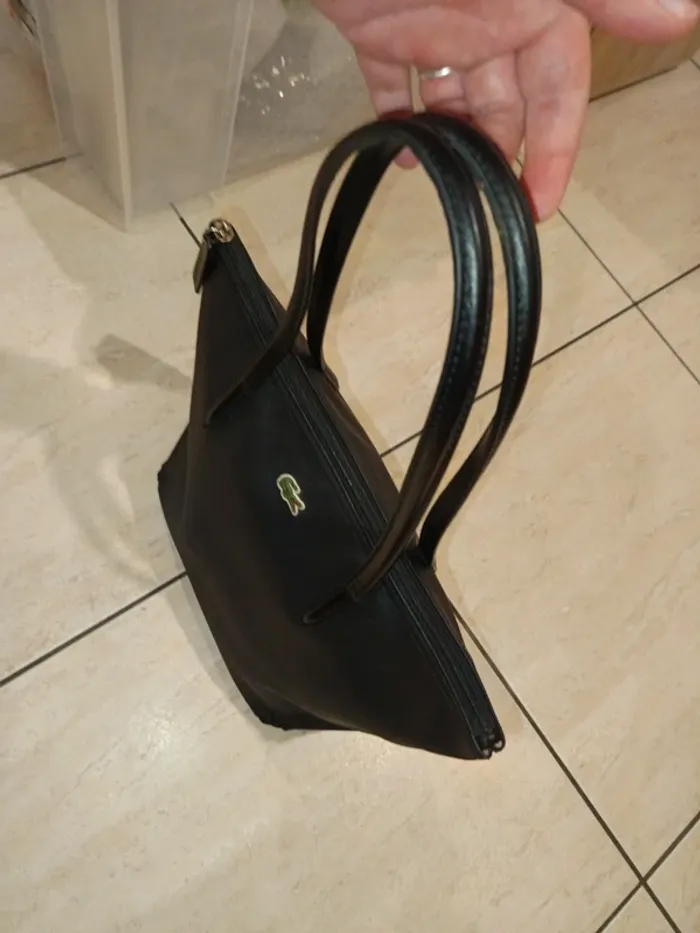 Magnifique sac a main Lacoste authentique noir - photo numéro 6