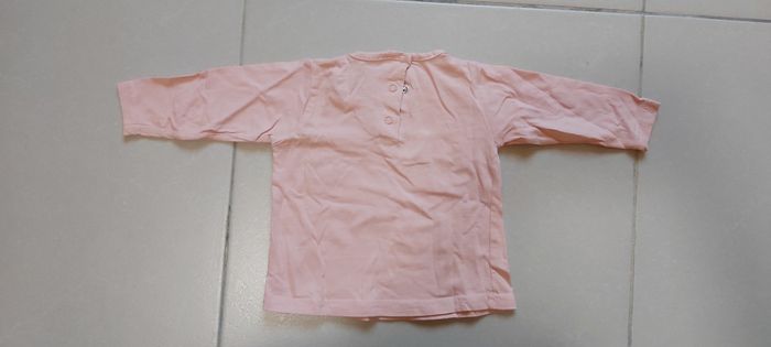 Tshirt manche longue Motif hibou 74cm - photo numéro 6