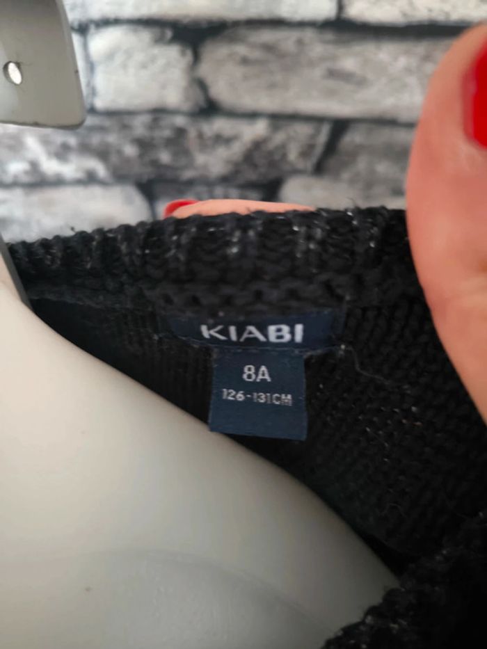 🖤 Petit pull en laine noir Kiabi 8 ans 🖤 - photo numéro 2