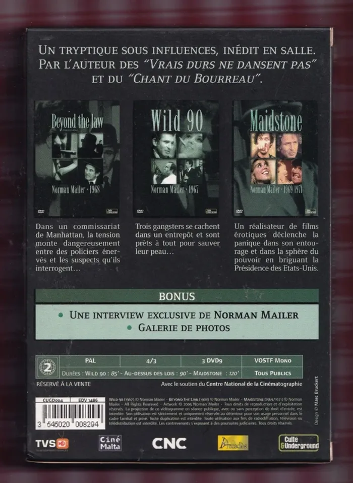 Trois films underground de Norman Mailer - photo numéro 2