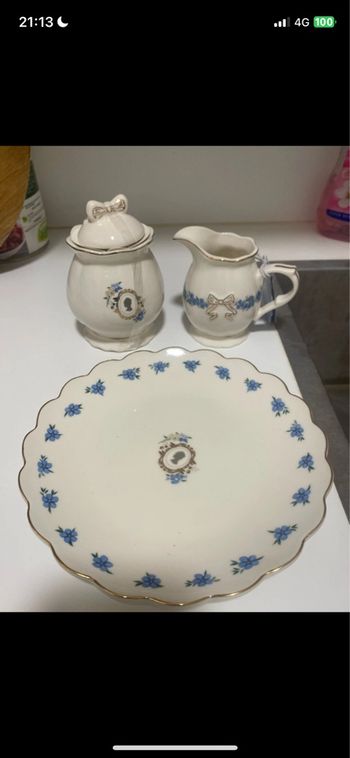 Lot vaisselle Bridgerton 