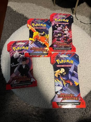 Art set Blisters Cartonnés Pokémon EV 10 - Rivalités Destinées 