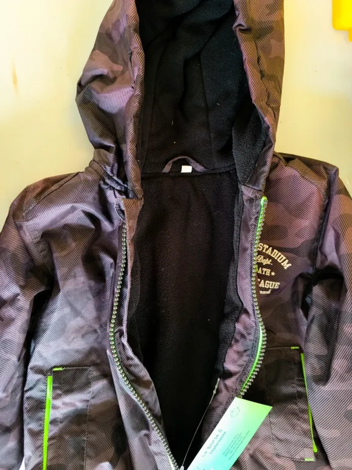 311358 blouson camouflage marron/noir garçon 2 ans sans marque - photo numéro 2