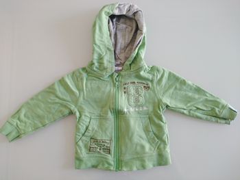 Gilet à capuche, zippé