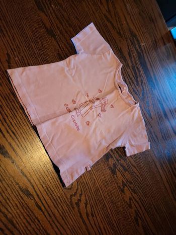 Tee-shirt manche courte rose