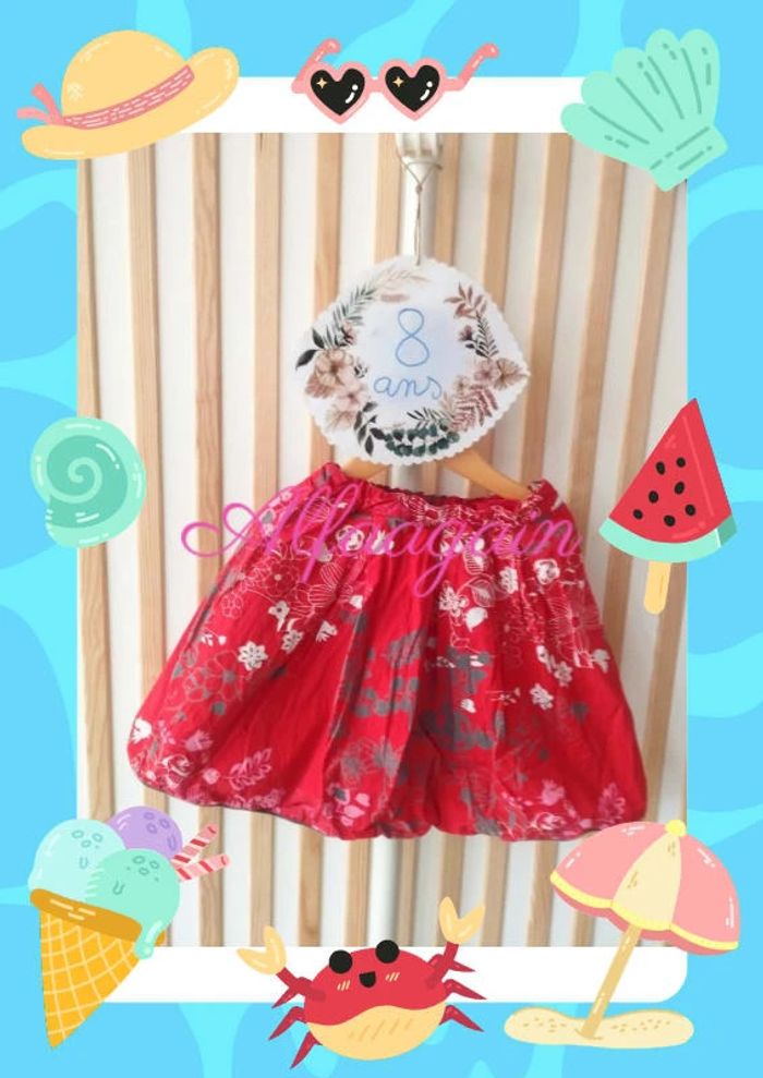 Jupe Mexx rouge 8ans