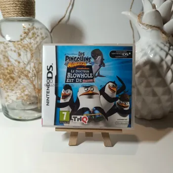 DS jeu les pingouins de Madagascar le docteur blowhole est de retour