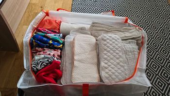 Gros lot couches lavables avec inserts multiples et accessoires