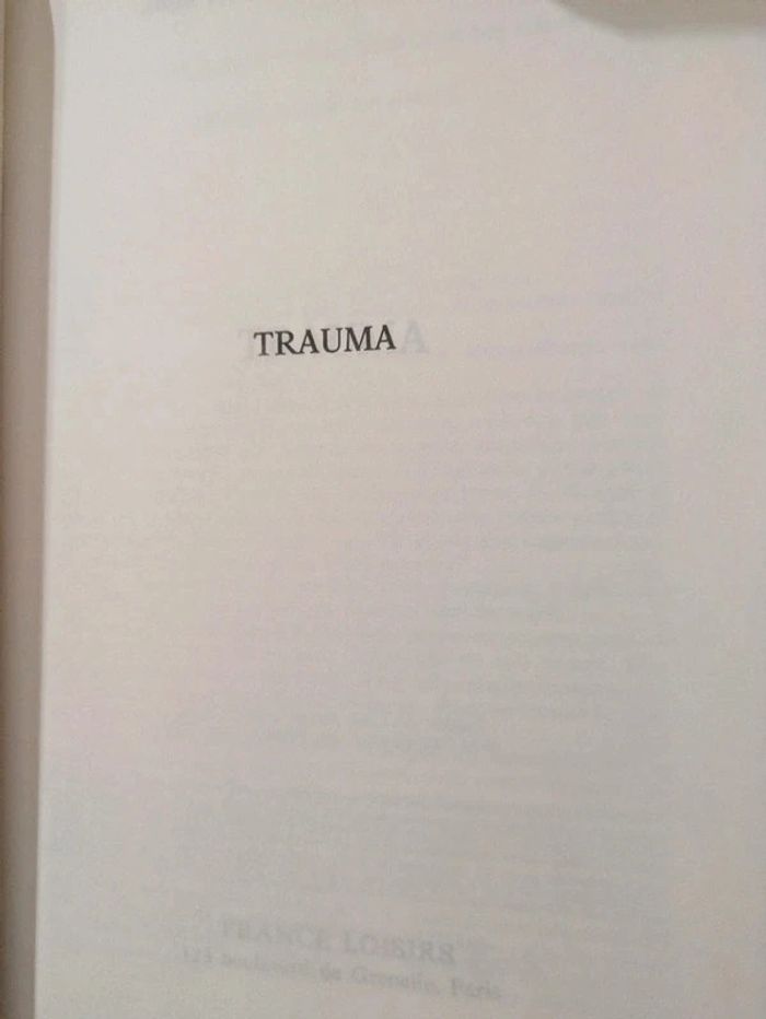Trauma     car