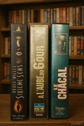 Lot de Cassette vidéo VHS 3 titre
