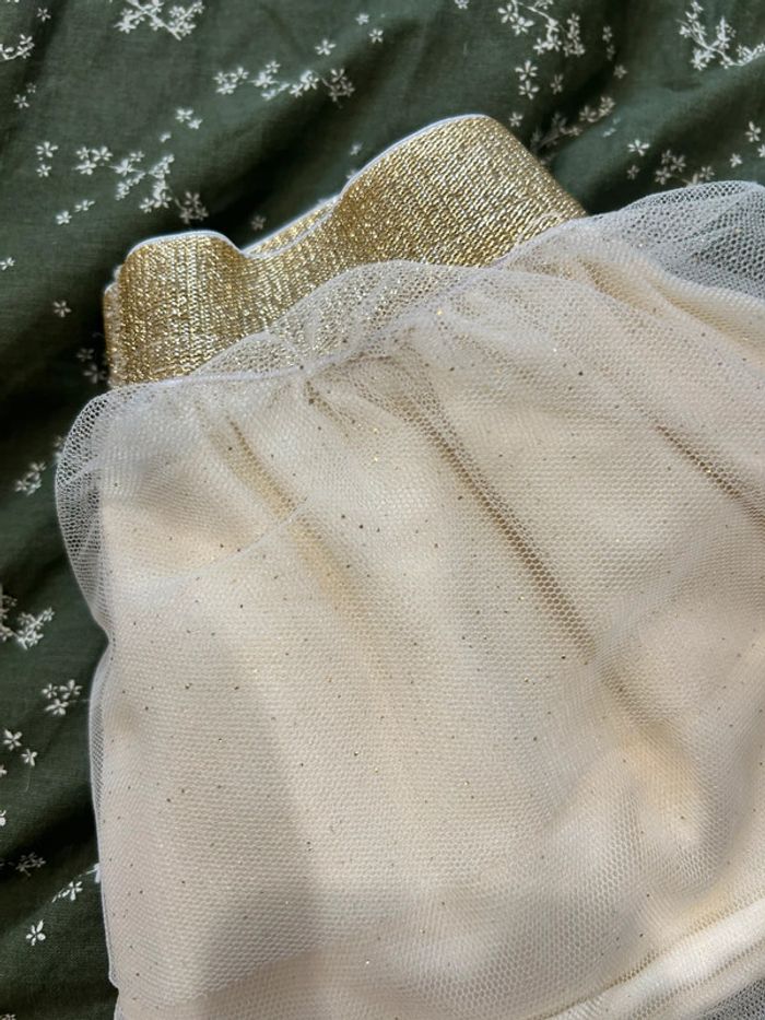 Jupe dorée et crème - photo numéro 2