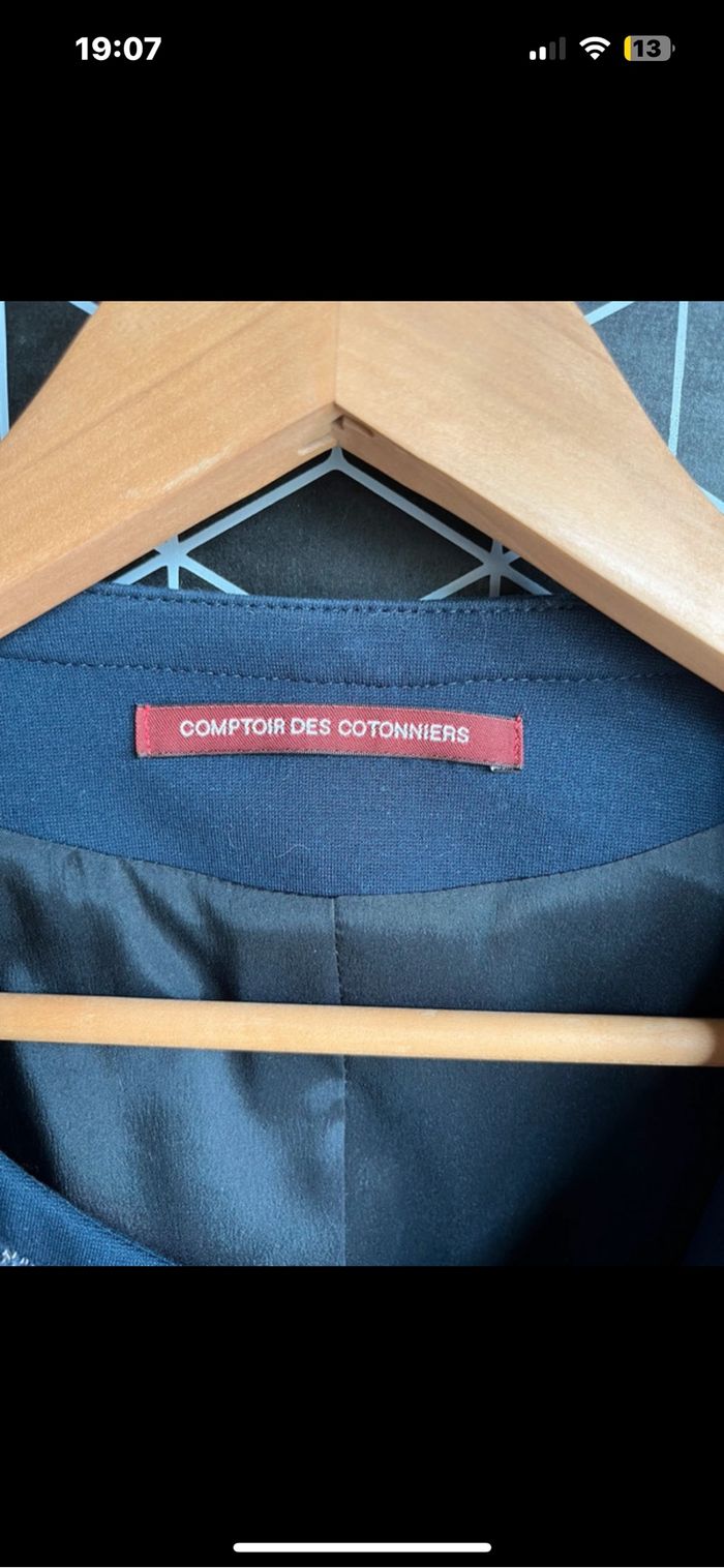 Veste gris bleue Comptoir des cotonniers - photo numéro 2