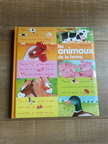 Livre les animaux de la ferme 