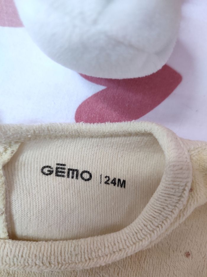 Pyjama une pièce "Même les chipies vont au lit" - 24 mois - Proche du neuf - Gémo - photo numéro 6