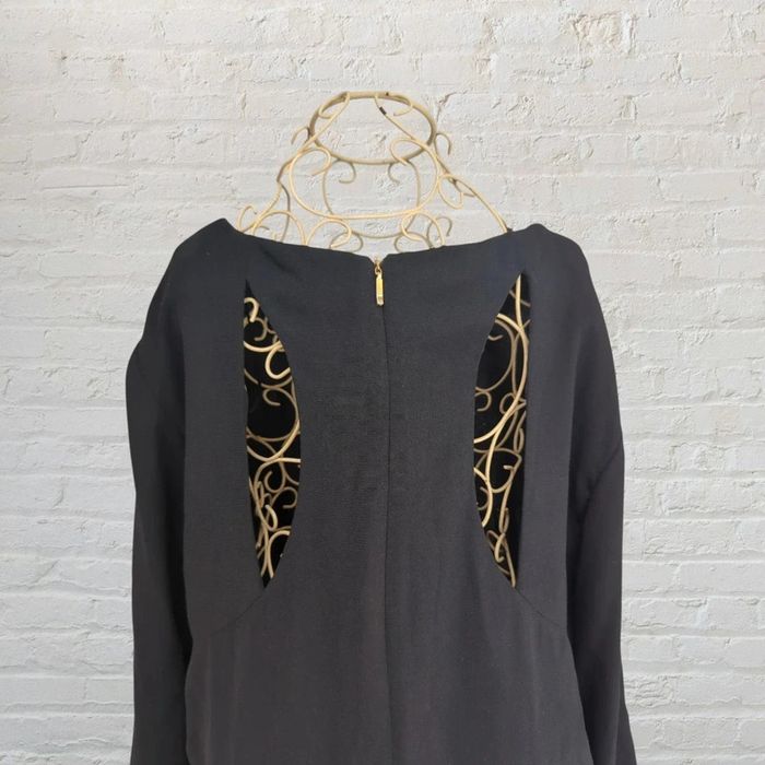 Robe noir chic dos dénudé Mango Taille L - photo numéro 4
