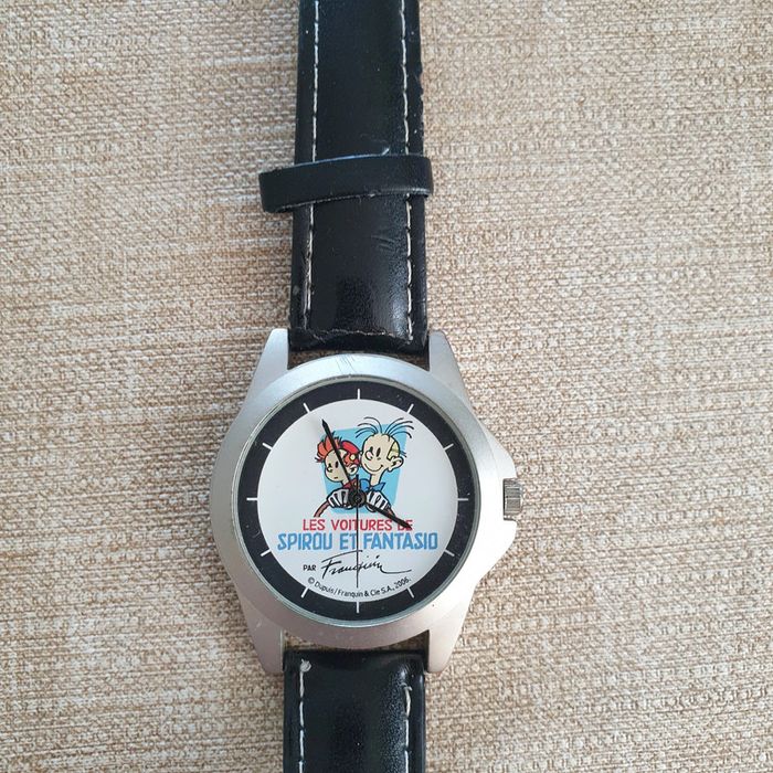 Montre Spirou "Les Voitures de Spirou et Fantasio", Editions Atlas, en parfait état, - photo numéro 2