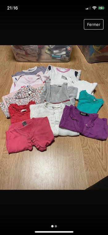 Lot de 12 mois fille