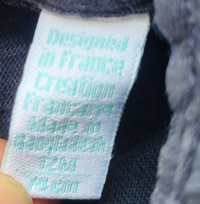 Tee-shirt ML taille 12 mois/ 1 ans - photo numéro 2