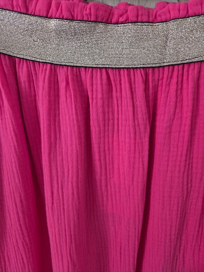 Jupe longue gaze de coton taille S - photo numéro 2