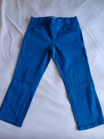Pantacourt bleu Camaïeu