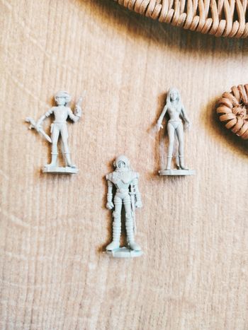 🔥Lot de 3 minis figurines pvc Albator -  Albator,  Nausicaa et Captain Harlock année 1970 vintage marque Atlantic