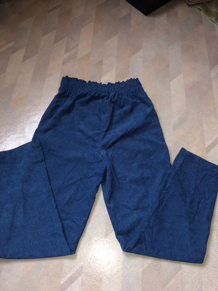 Pantalon velours taille haute - photo numéro 7