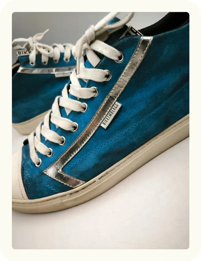 Baskets montantes velours homme Bikkembergs Taille 42 - photo numéro 2