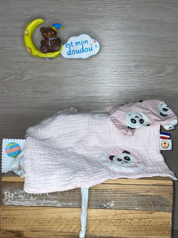 GAZ28 doudou panda 🐼 de fil en aiguille - photo numéro 2