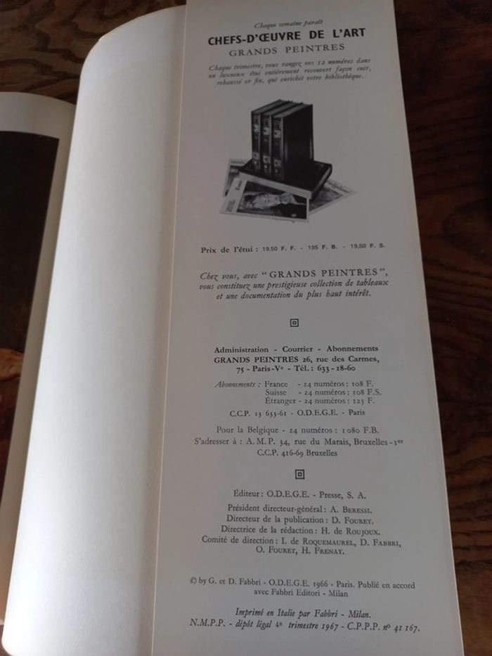 Collection hachette Les grands peintres - photo numéro 4