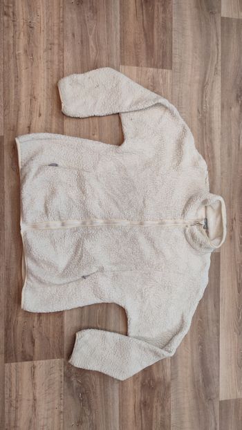 Vêtement veste sweat pull polaire zippé blanc Champion taille XXL #Retrostreet