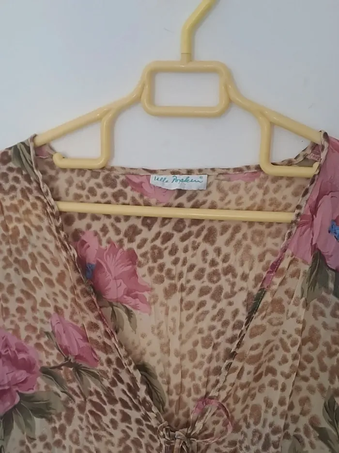 Blouse longue / Tunique Léopard Fleur Ulla Popkin 48/50 - photo numéro 6