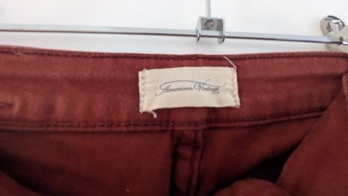 Jean bordeaux American Vintage - photo numéro 2