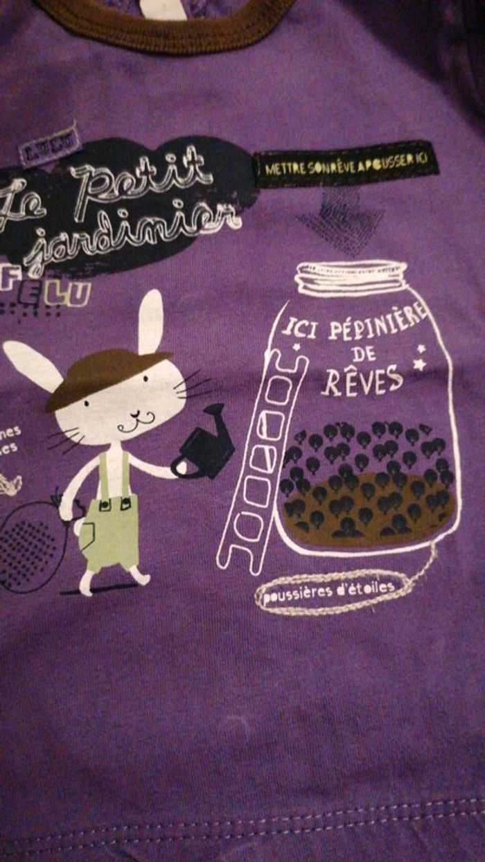 T shirt longues manches 67 cm - photo numéro 2