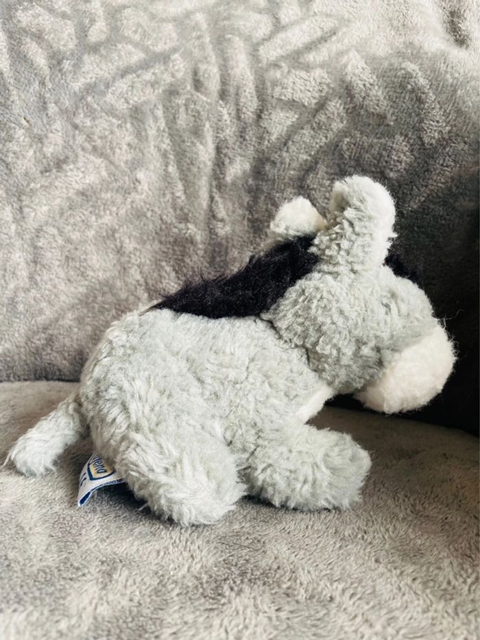 Peluche vintage rare âne gris Ajena - photo numéro 5