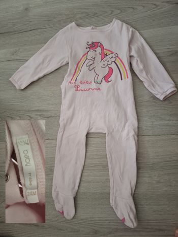 Pyjama licorne