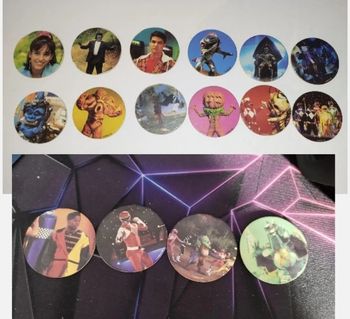 Lot pogs Power Rangers avimage caps vintage rare World pog